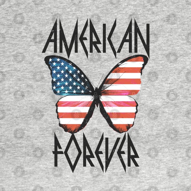 4th of July American forever design by Donut Design
